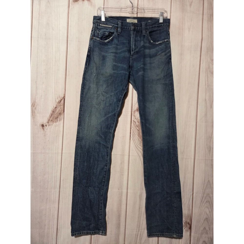 Citizens of Humanity Holden Mens Slim Straight Jeans Blue Distressed Size 29